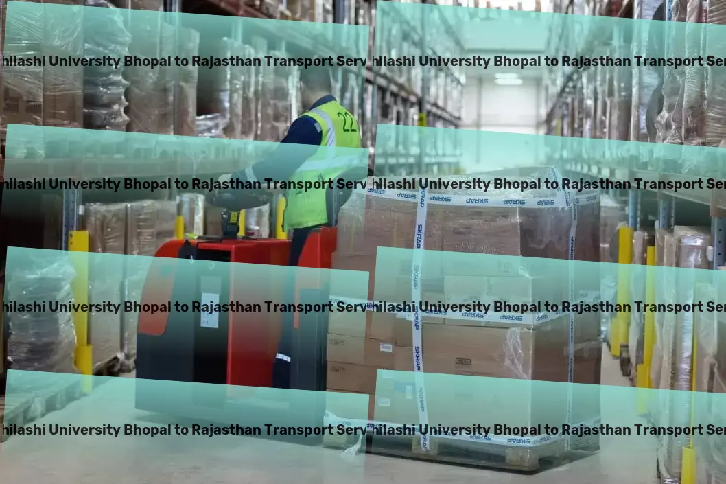 Abhilashi University Bhopal to Rajasthan Transport Multi-city goods shipment