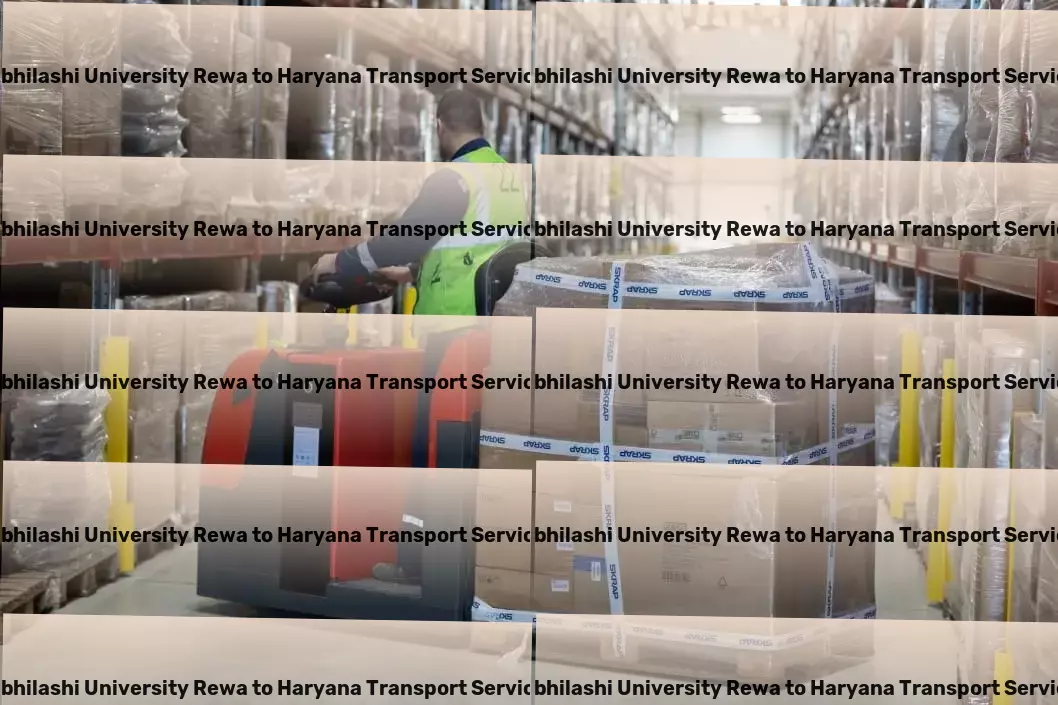 Abhilashi University Rewa to Haryana Transport Express cargo solutions