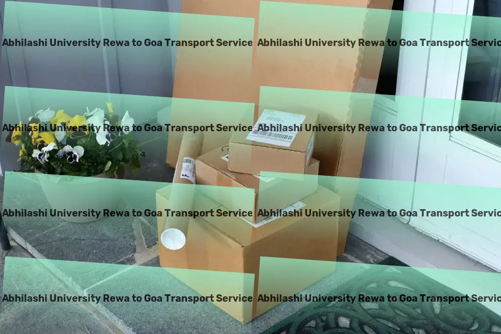 Abhilashi University Rewa to Goa Transport Innovating every step of the way in Indian transportation. - Logistics services