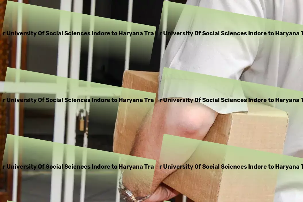 Dr Br Ambedkar University Of Social Sciences Indore to Haryana Transport Immediate door delivery