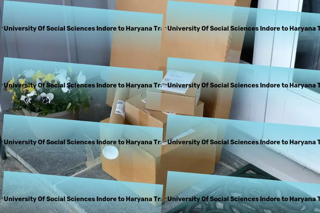 Dr Br Ambedkar University Of Social Sciences Indore to Haryana Transport No destination too far within India's vast logistics network. - Freight transportation services