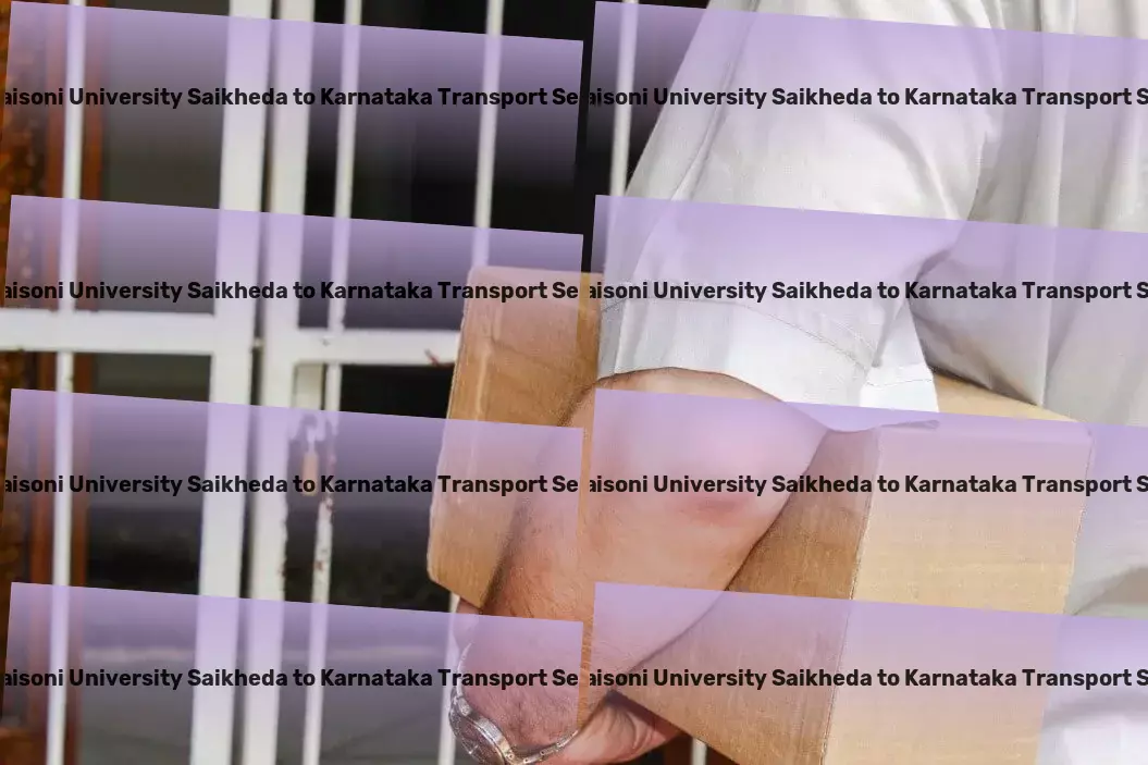 Gh Raisoni University Saikheda to Karnataka Transport Cargo freight