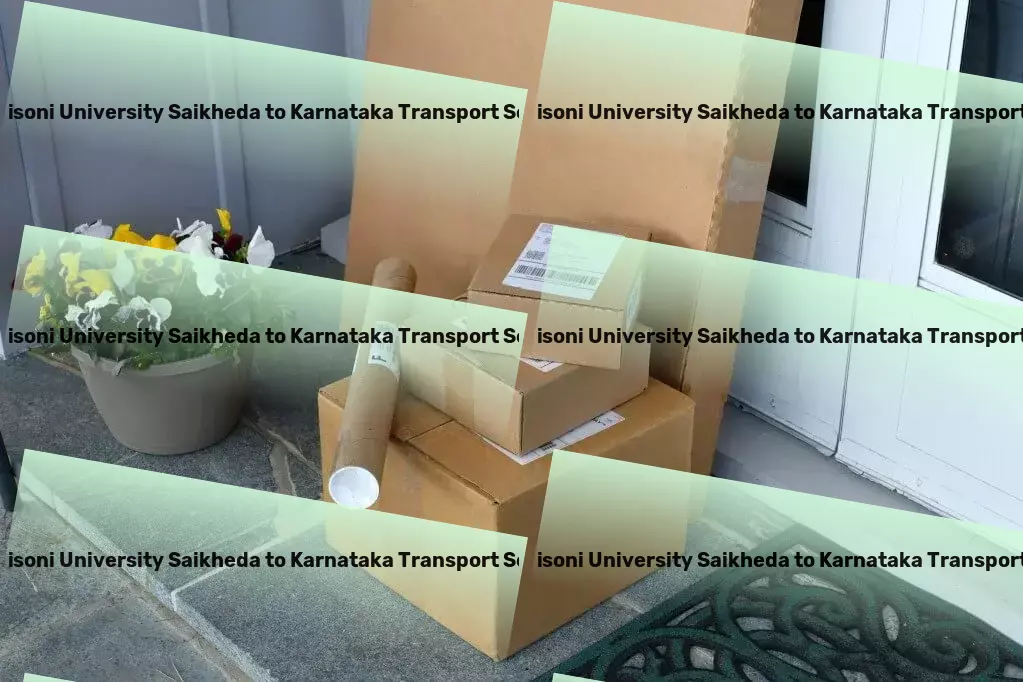 Gh Raisoni University Saikheda to Karnataka Transport On-demand courier services