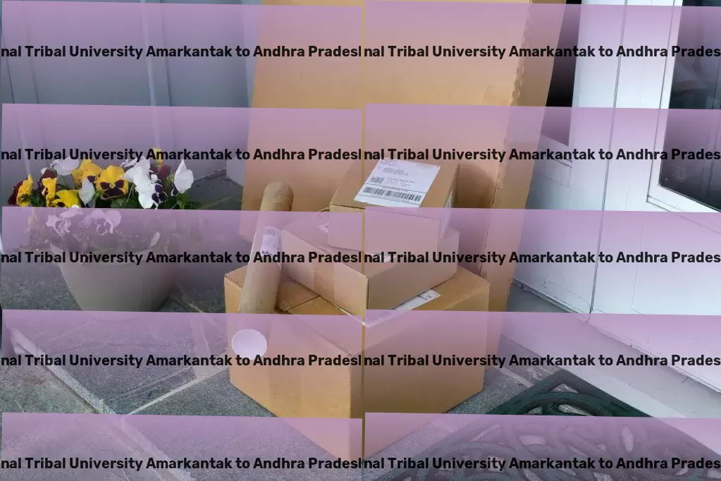 Indira Gandhi National Tribal University Amarkantak to Andhra Pradesh Transport Direct package transport