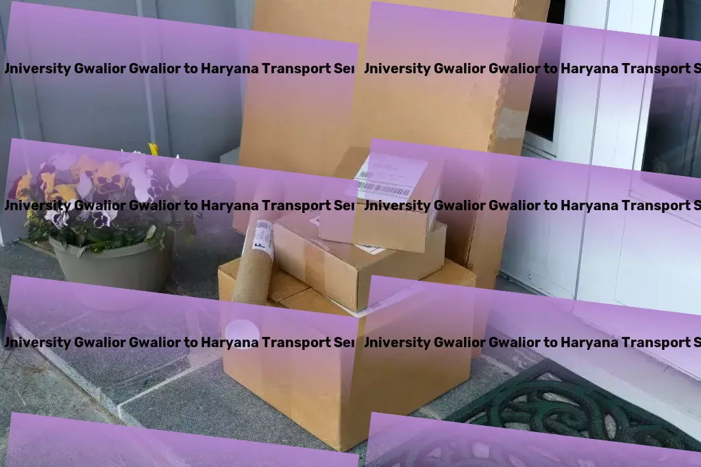 Itm University Gwalior Gwalior to Haryana Transport Crafting the perfect logistics journey for your goods in India! - Heavy machinery transport