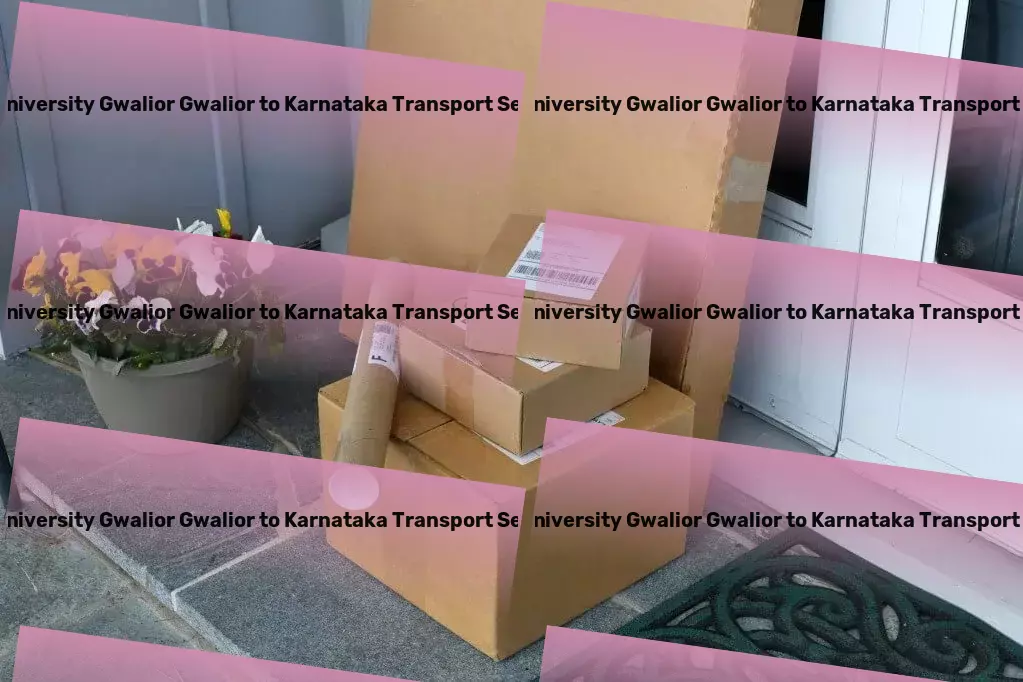 Itm University Gwalior Gwalior to Karnataka Transport Web-based freight booking