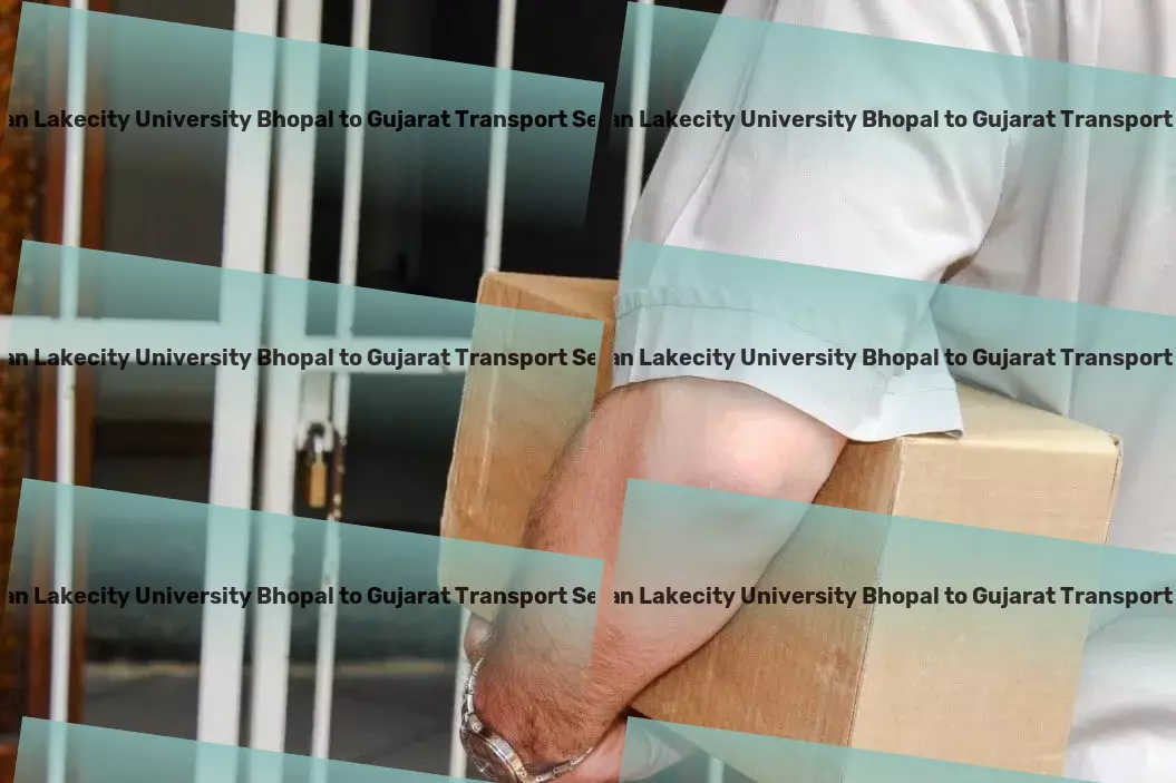 Jagran Lakecity University Bhopal to Gujarat Transport Advanced goods forwarding