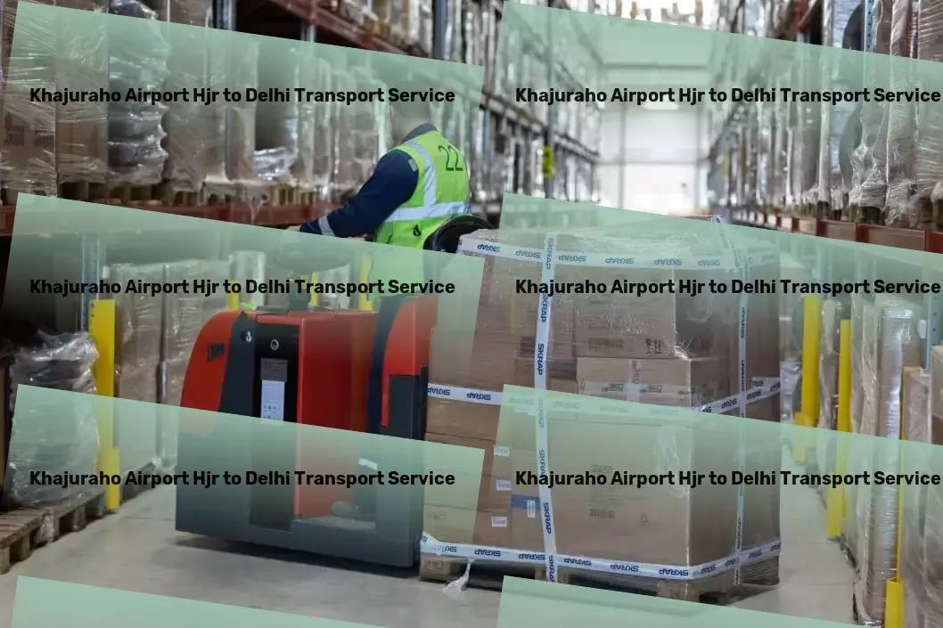 Khajuraho Airport Hjr to Delhi Transport Local logistics and shipment