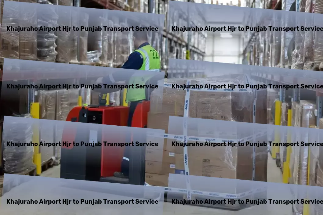 Khajuraho Airport Hjr to Punjab Transport Customized parcel services