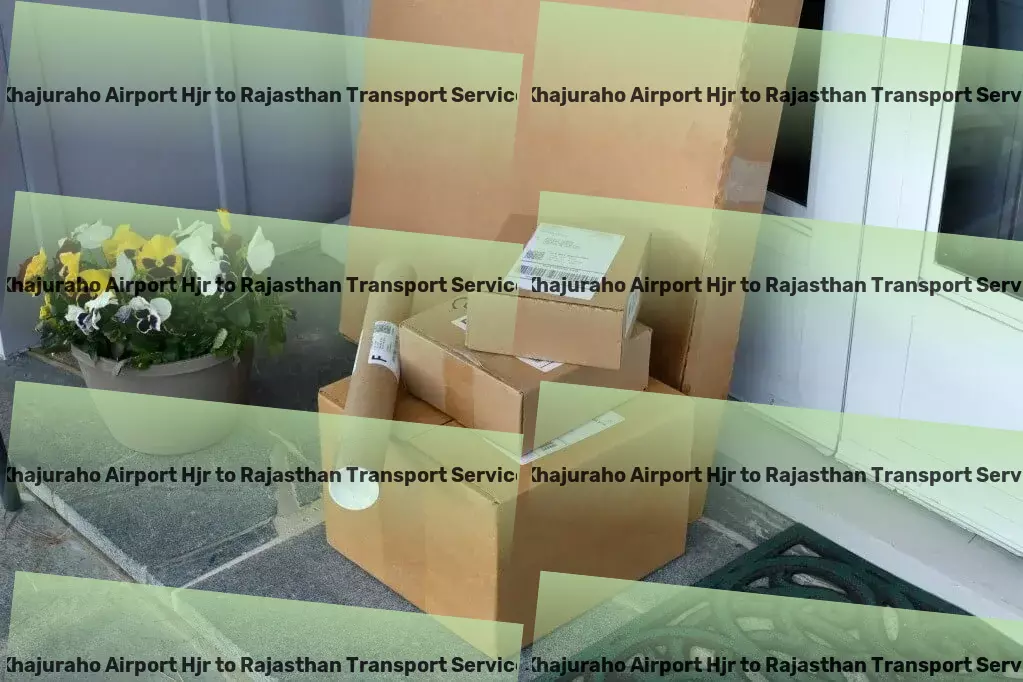 Khajuraho Airport Hjr to Rajasthan Transport Personalized freight logistics